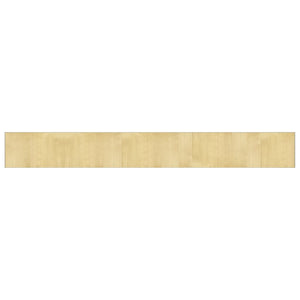 vidaXL Rectangular Rug Light Natural 60x500 cm Bamboo