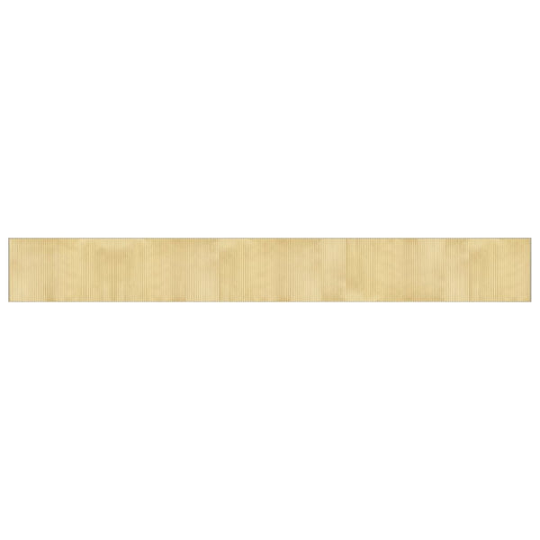 vidaXL Rectangular Rug Light Natural 60x500 cm Bamboo