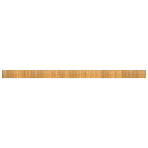 Bambus Teppich Natur 60x1000 cm Rechteckig