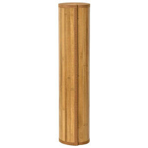 Bambus Teppich Natur 60x1000 cm Rechteckig