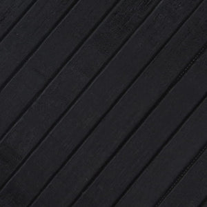 vidaXL Rug Rectangular Black 70x100 cm Bamboo