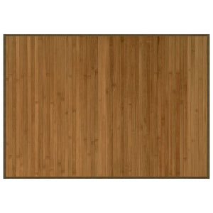 vidaXL Rectangular Rug Brown 70x100 cm Bamboo