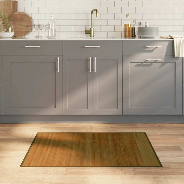 vidaXL Rectangular Rug Brown 70x100 cm Bamboo