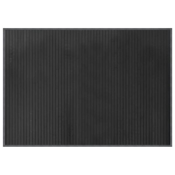 vidaXL Rectangular Rug Grey 70x100 cm Bamboo