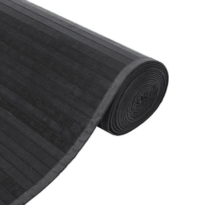 vidaXL Rectangular Rug Grey 70x100 cm Bamboo