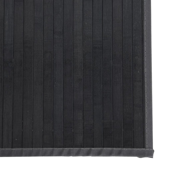 vidaXL Rectangular Rug Grey 70x100 cm Bamboo