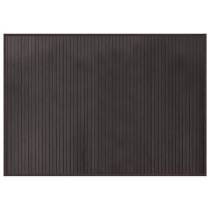 vidaXL Rectangular Dark Brown Rug 70x100 cm Bamboo
