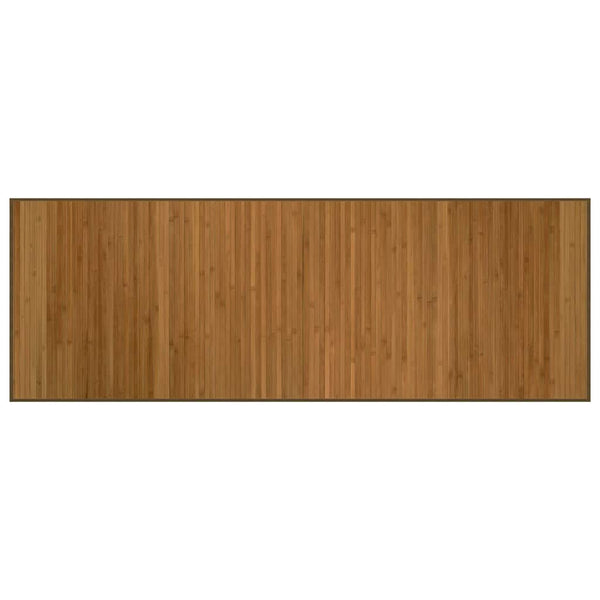 Brauner Bambus Teppich 70x200 cm