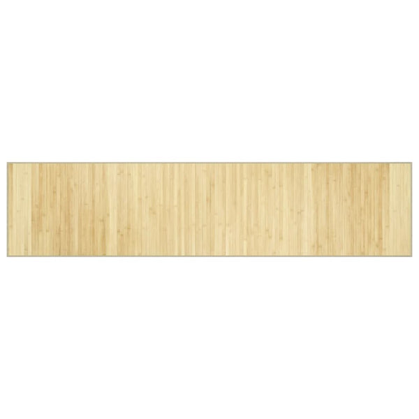 Bambus Teppich Hell 70x300 cm