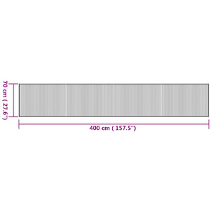 Bambus Teppich Natur 70x400 cm