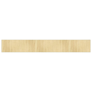 Bambus Teppich Hell Natur 70x500 cm