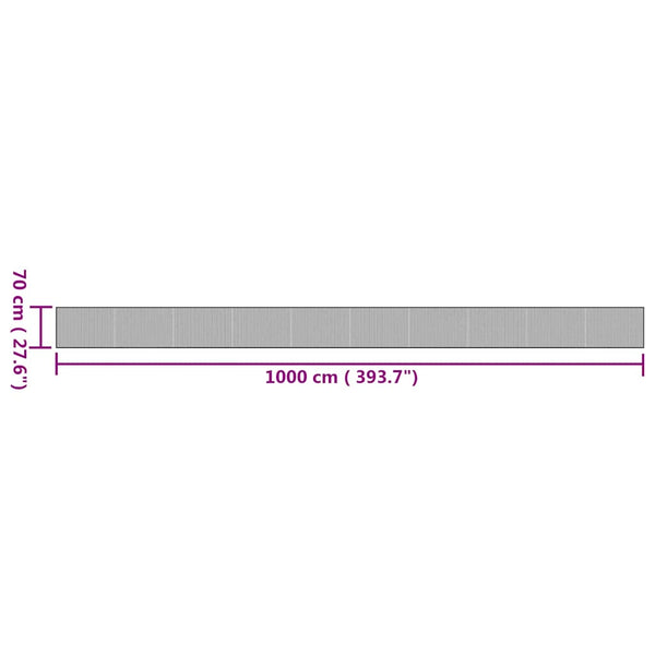 Bambus Teppich Natur 70x1000 cm