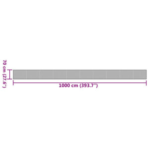 Brauner Bambus Teppich 70x1000 cm