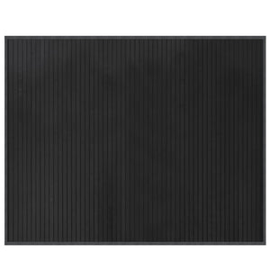 Grauer Bambus Teppich 80x100 cm