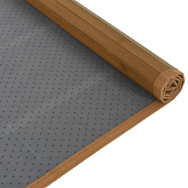 Braun Bambus Teppich 80x200 cm