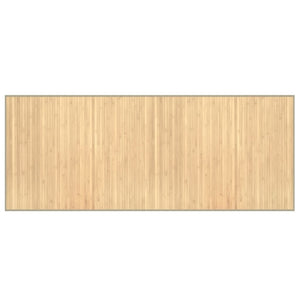 Bambus Teppich Hell 80x200 cm