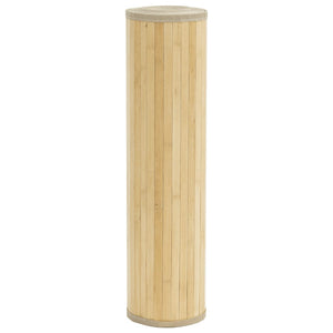 Bambus Teppich Hell 80x200 cm