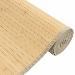 Bambus Teppich Hell 80x200 cm