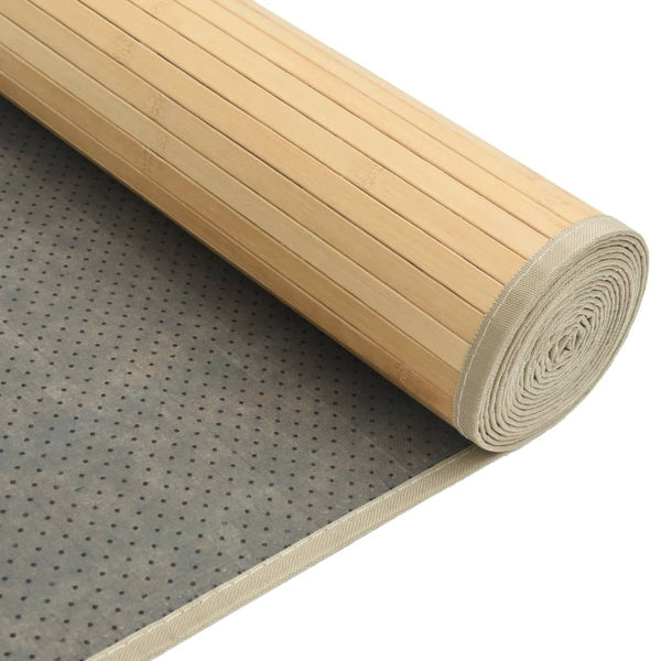 Bambus Teppich Hell 80x200 cm
