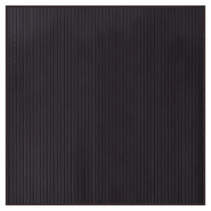 vidaXL Square Rug Dark Brown 100x100 cm Bamboo