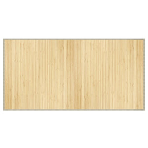 Bambus Teppich Hell 100x200 cm