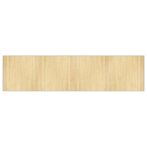 Bambus Teppich Hell 100x400 cm