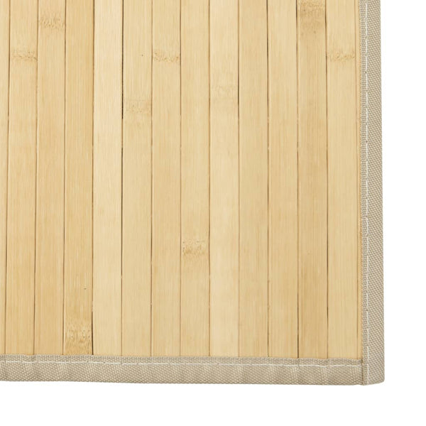 Bambus Teppich Hell 100x400 cm