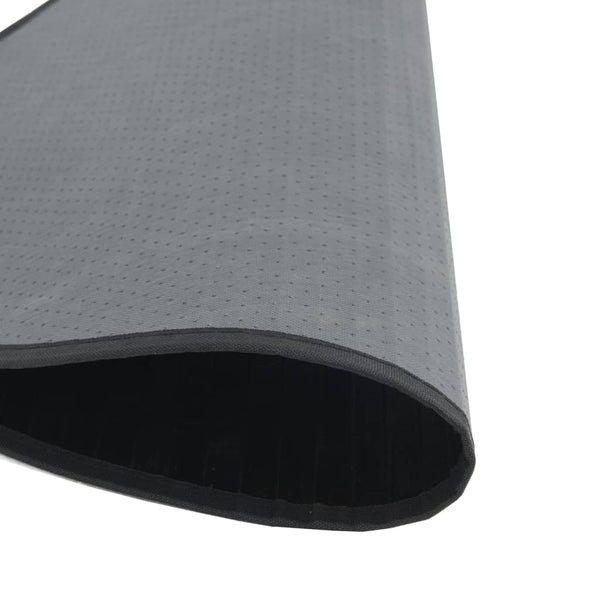vidaXL Round Rug Black 60 cm Bamboo