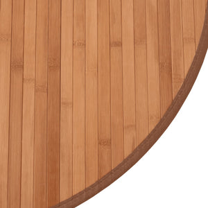 vidaXL Round Rug Natural 60 cm Bamboo