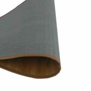 vidaXL Round Rug Brown 60 cm Bamboo