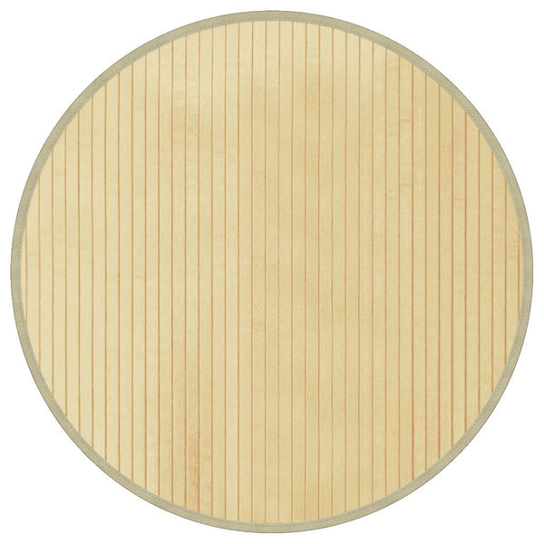 vidaXL Round Rug Light Natural 60 cm Bamboo