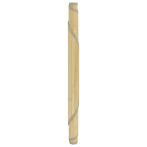 vidaXL Round Rug Light Natural 60 cm Bamboo