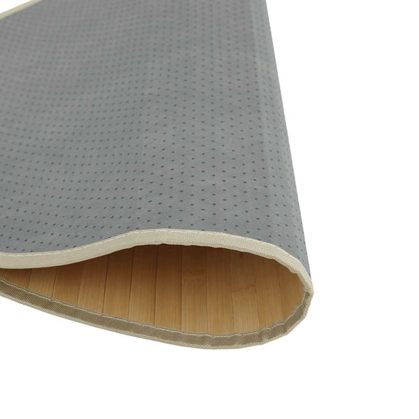vidaXL Round Rug Light Natural 60 cm Bamboo