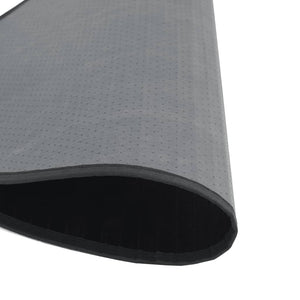 vidaXL Round Rug Black 80 cm Bamboo