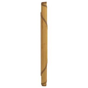 vidaXL Rug Round Natural 80 cm Bamboo