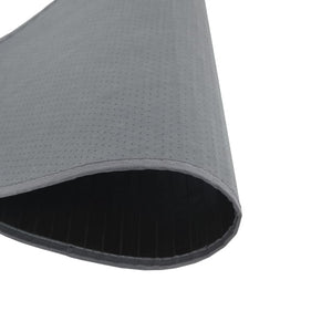 vidaXL Round Rug Grey 100 cm Bamboo
