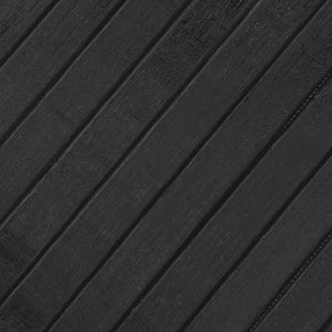 vidaXL Round Rug Grey 100 cm Bamboo