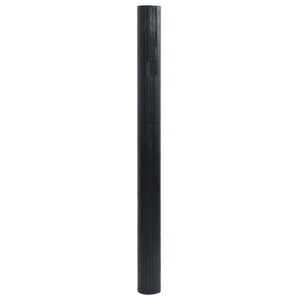 vidaXL Room Divider Black Width 250 cm Height 165 cm Bamboo