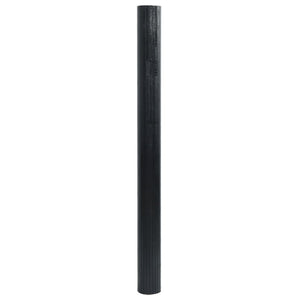 vidaXL Room Divider Black Width 400 cm Height 165 cm Bamboo