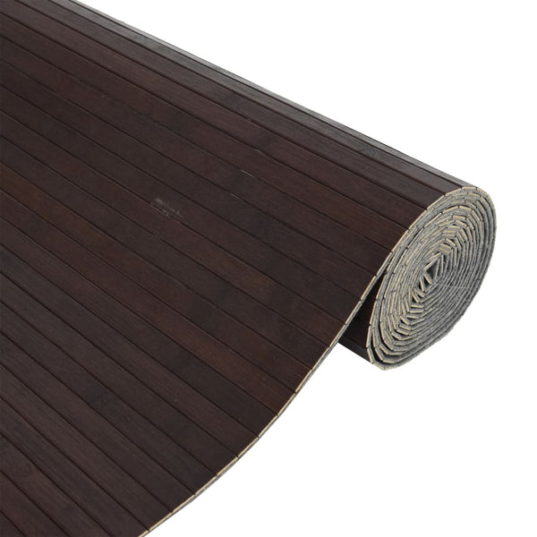 vidaXL Room Divider Dark Brown Width 400 cm Height 165 cm Bamboo