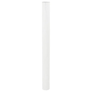 vidaXL Room Divider White Width 400 cm Height 165 cm Bamboo