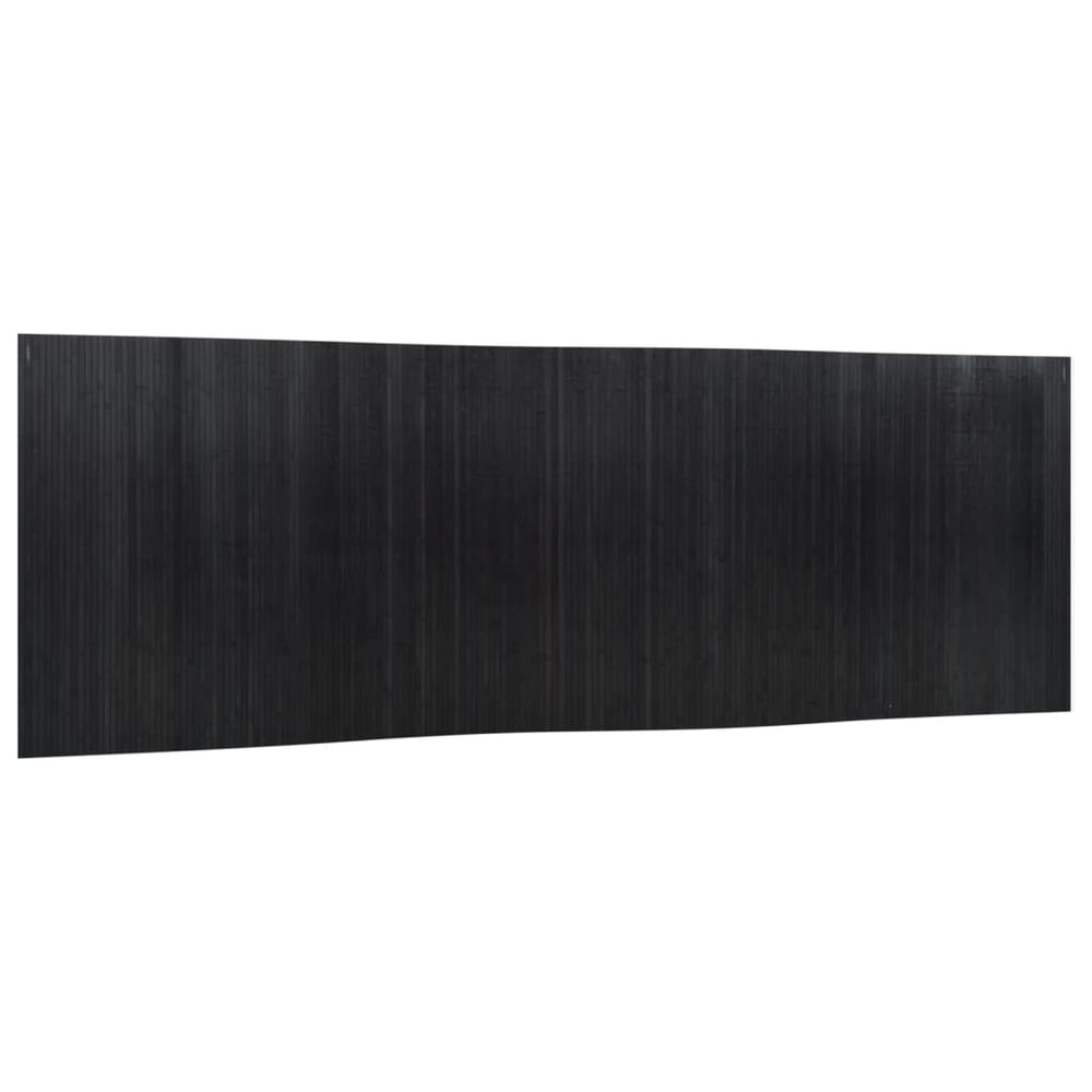 vidaXL Room Divider Black Width 600 cm Height 165 cm Bamboo