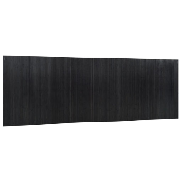 vidaXL Room Divider Black Width 600 cm Height 165 cm Bamboo