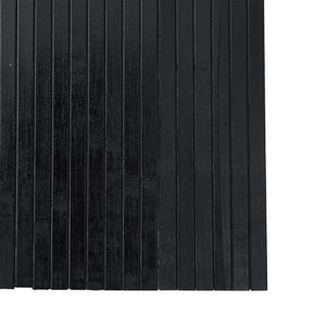 vidaXL Room Divider Black Width 600 cm Height 165 cm Bamboo