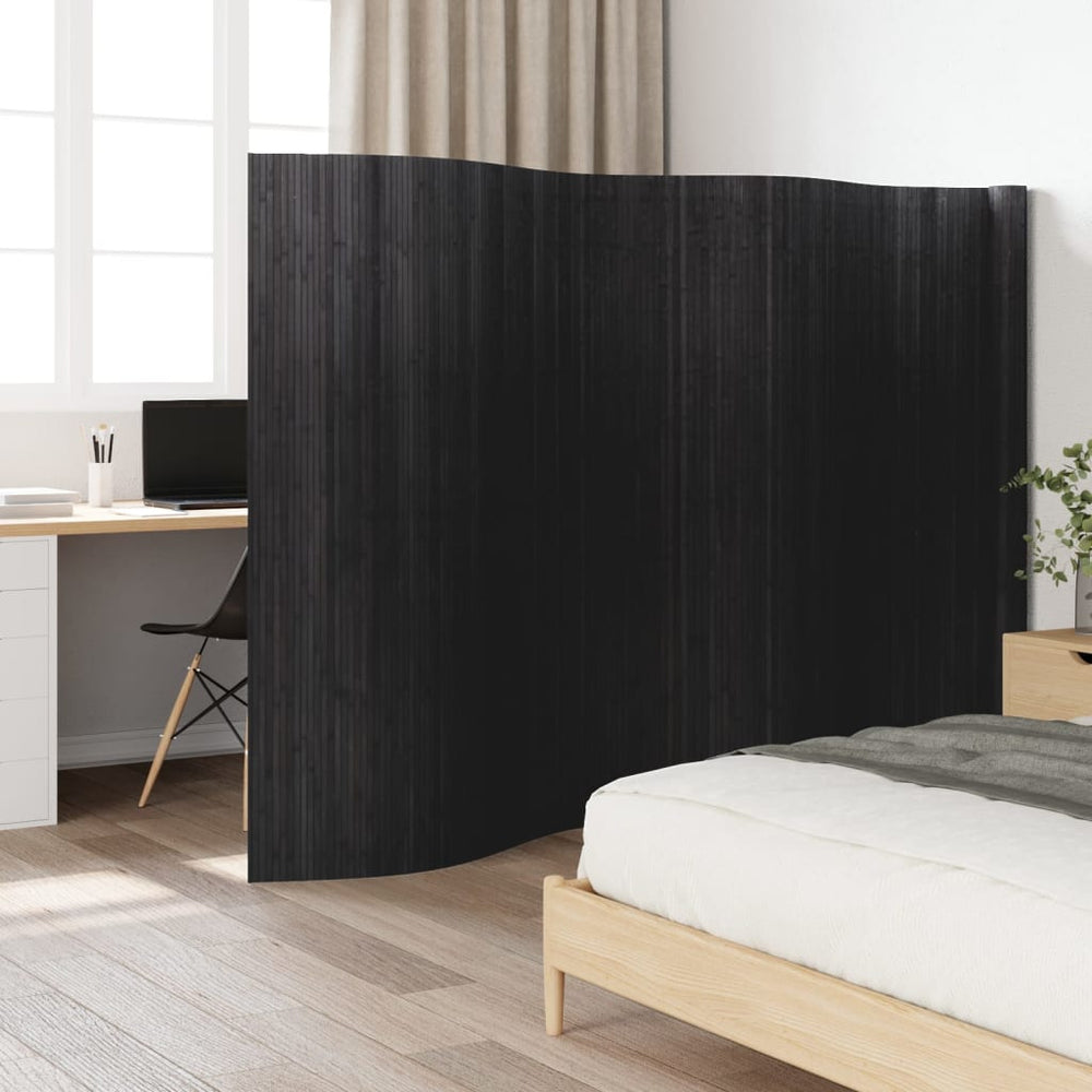 vidaXL Room Divider Grey Width 600 cm Height 165 cm Bamboo