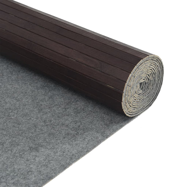 vidaXL Room Divider Dark Brown Width 600 cm Height 165 cm Bamboo