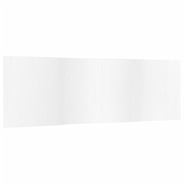 vidaXL Room Divider White Width 600 cm Height 165 cm Bamboo