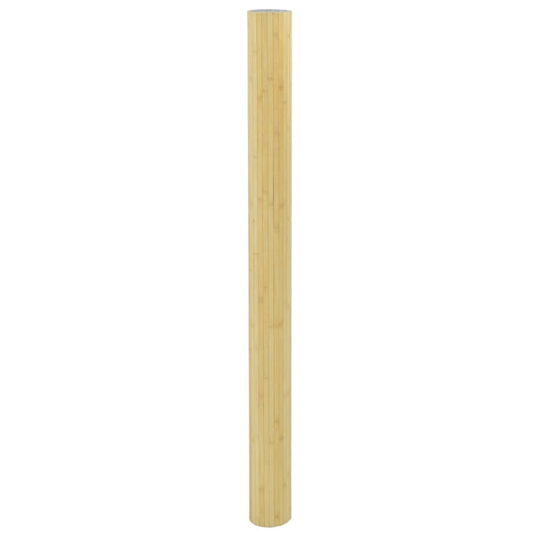 vidaXL Room Divider Light Natural 800 cm Wide 165 cm High Bamboo