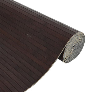 vidaXL Room Divider Dark Brown Width 800 cm Height 165 cm Bamboo