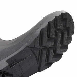 vidaXL Rubber Boots Black Size 45 PVC